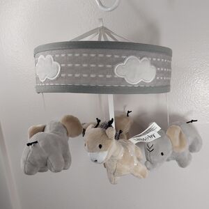 Lambs & Ivy Mobile Wheel with Plush Safari Animals- Replacement or Stand-alone